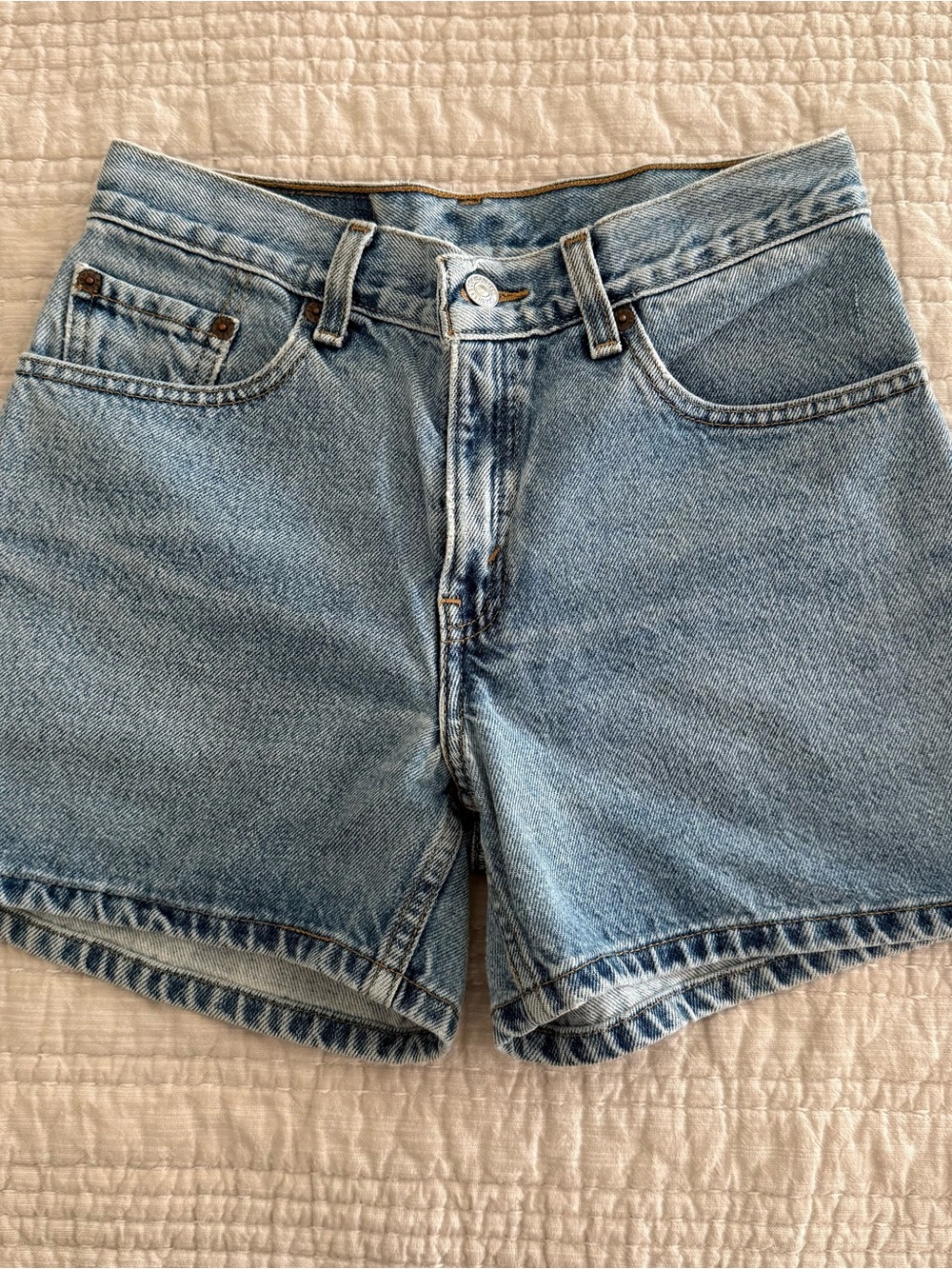 Levi's 555 High-Rise Denim Shorts